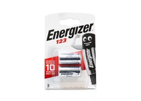 Batéria Lithium CR123A, 3V, Energizer, 2 kusy