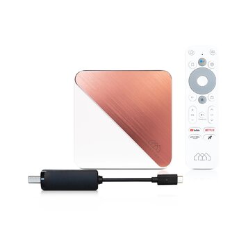 Homatics Box R Plus 4K Android TV + DVB-S2X tuner