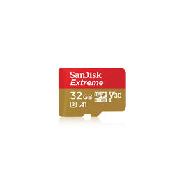 SanDisk Extreme micro SDHC 32GB karta + adaptér
